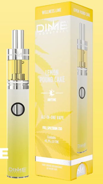 FULL SPECTRUM CBD VAPE- LEMON POUND CAKE- 2000MG