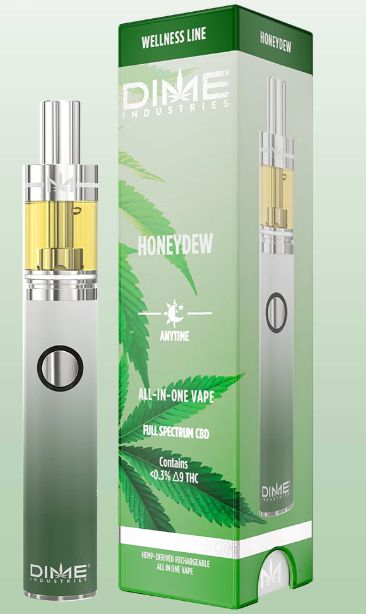 FULL SPECTRUM CBD VAPE- HONEYDEW- 2000 MG