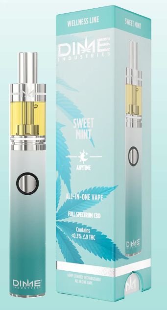 FULL SPECTRUM CBD VAPE- SWEET MINT- 2000MG