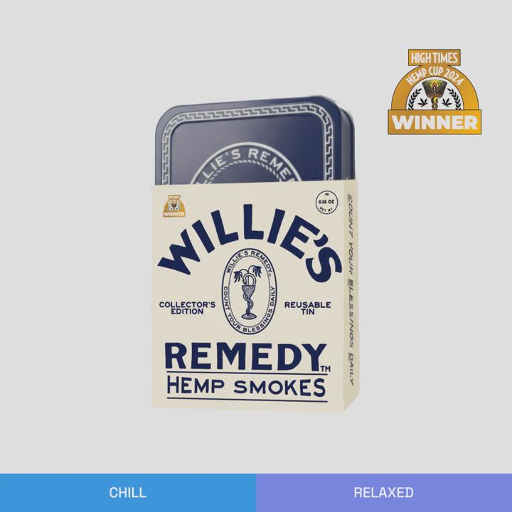 WILLIES REMEDY HEMP SMOKES COLLECTOR&#39;S EDITION- 5 COUNT