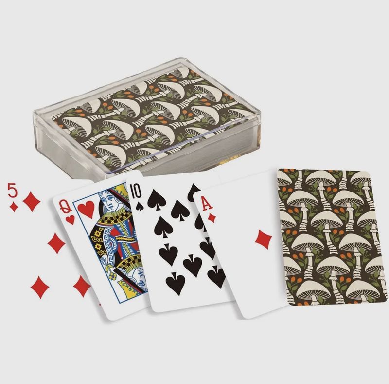 MUSHROOM PLAYING CARDS