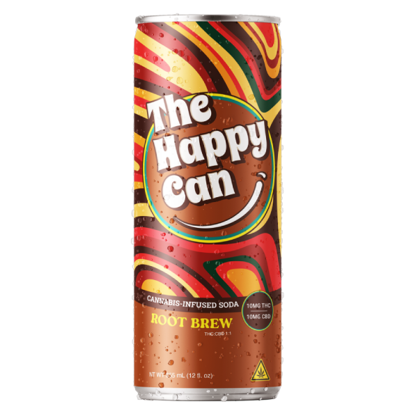 ROOT BREW THE HAPPY CAN 10MG THC/ 10 MG CBD