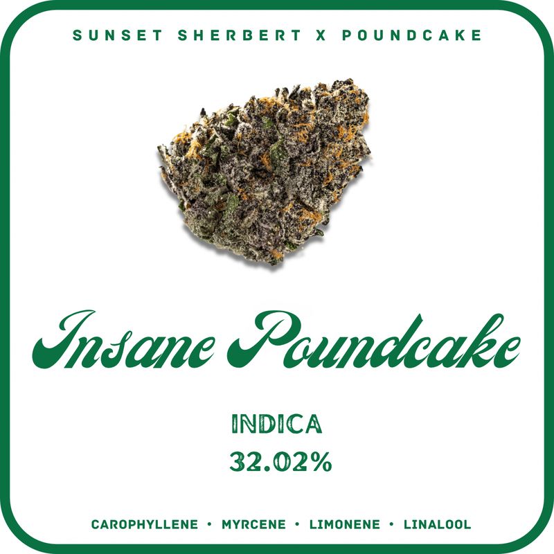 INSANE POUND CAKE- INDICA 32.02%