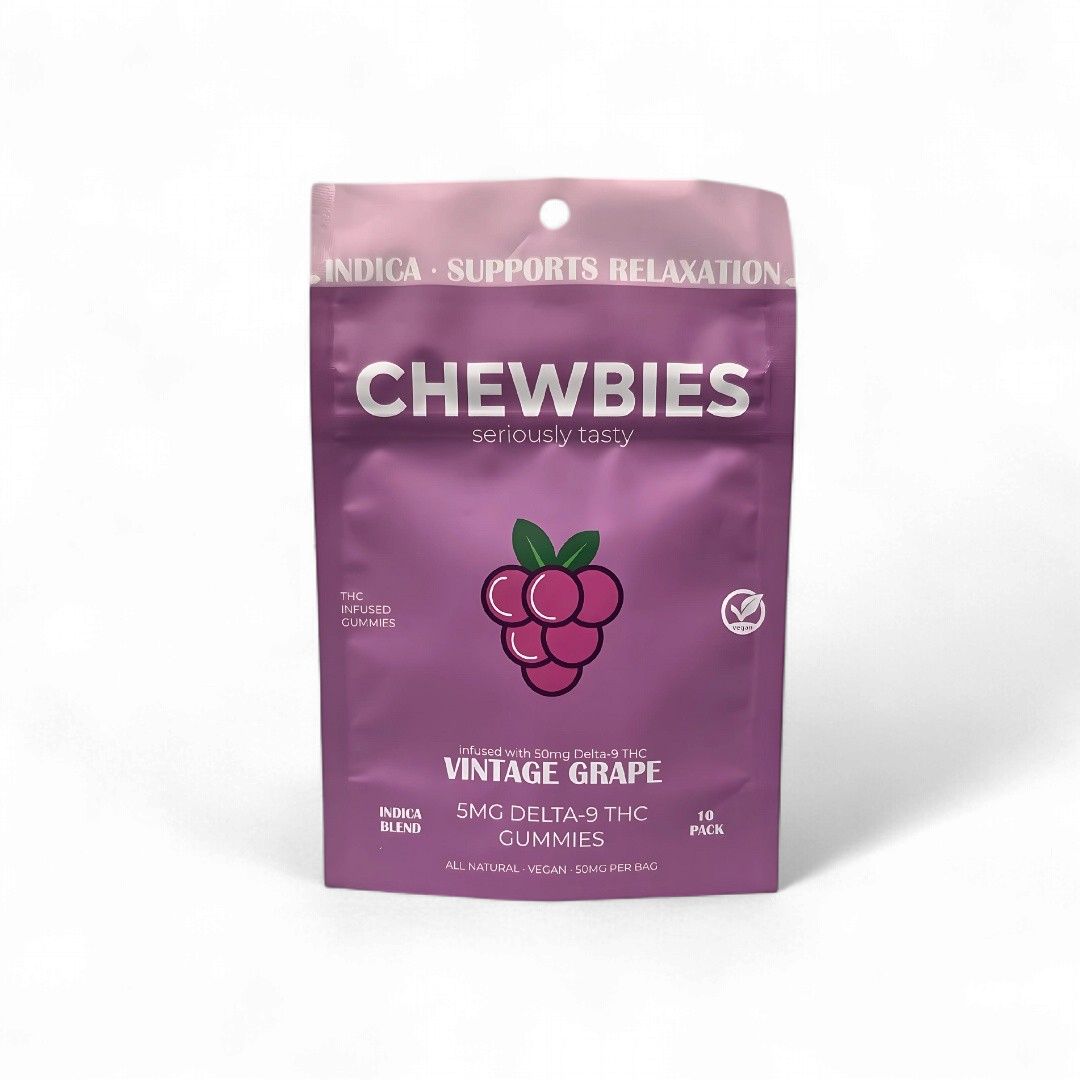 HIGH DOSE 25MG- INDICA- VINTAGE GRAPE- 10 COUNT