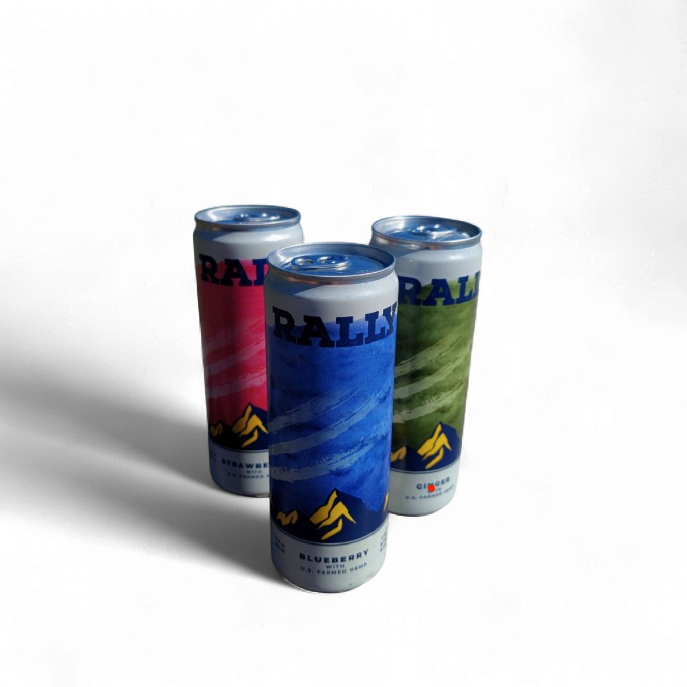 RALLY GINGER THC DRINK 2MG THC/ 15MG CBD/ 15MG CBG