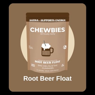 LOW DOSE CHEWIBIES- ROOT BEER FLOAT- SATIVA 5MG
