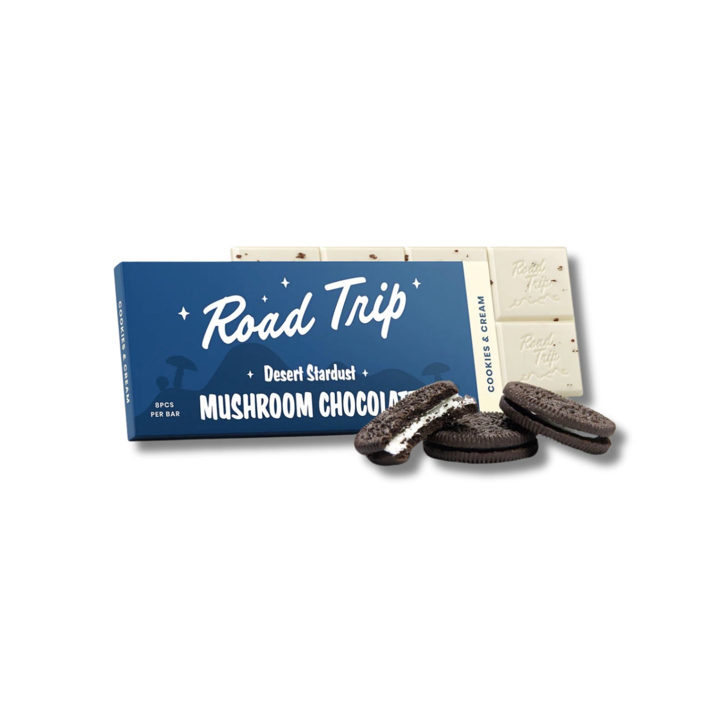 ROAD TRIP MUSHROOM COOKIES &amp; CREAM BAR