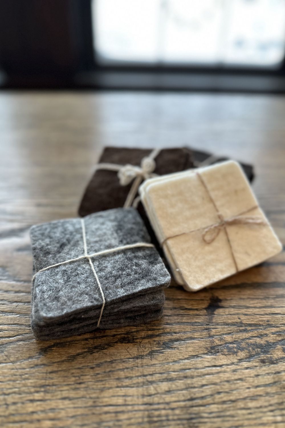 Felted Coasters Set of 4
