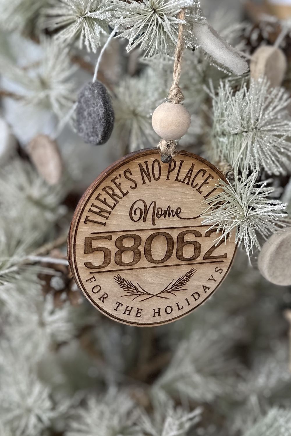 Nome Schoolhouse &quot;No Place Like Nome&quot; Ornament