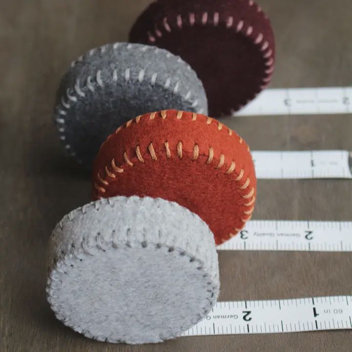 Hand-Stitched Woolen Tape Measure
