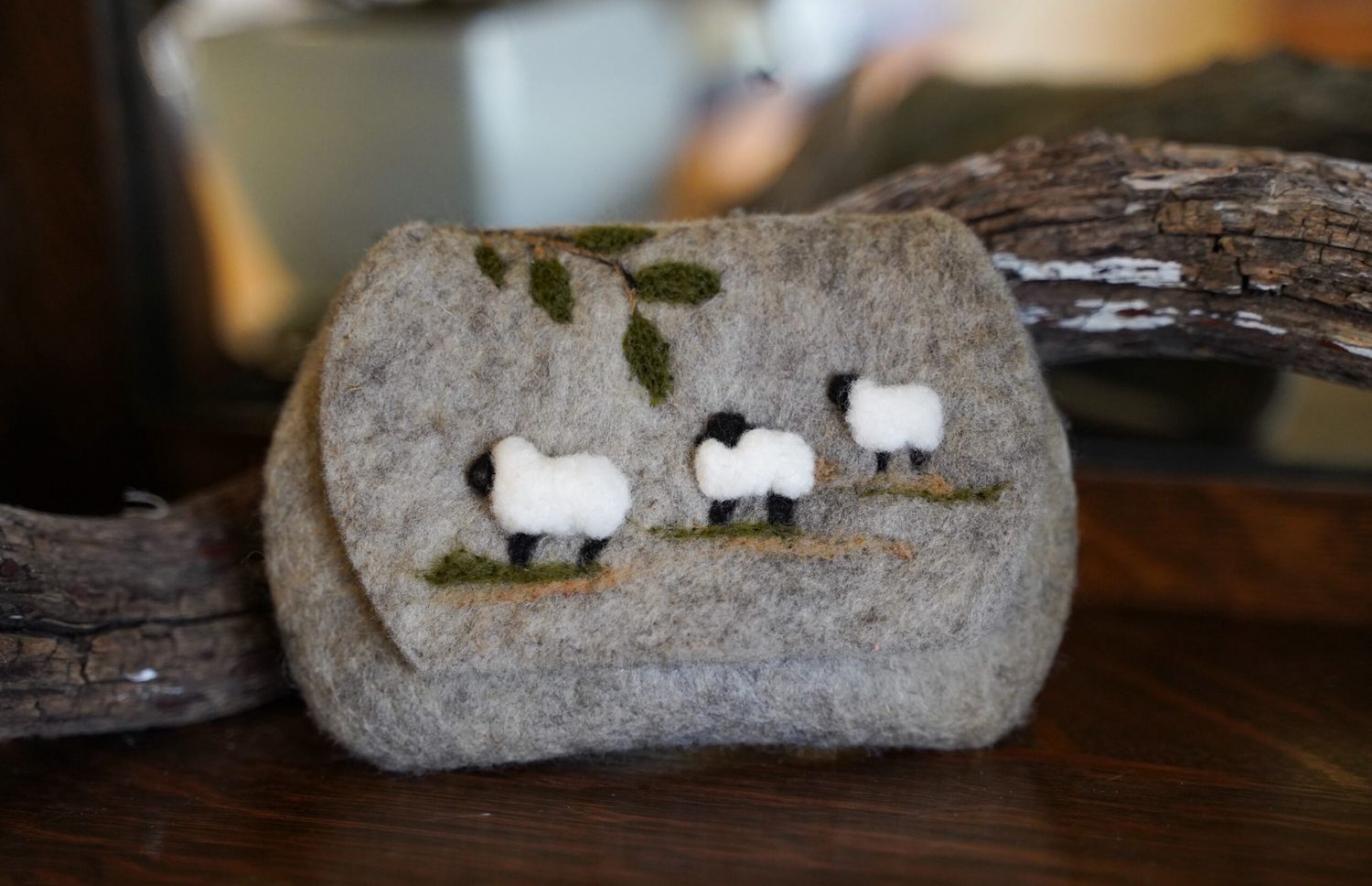 Needle Felted Pouches