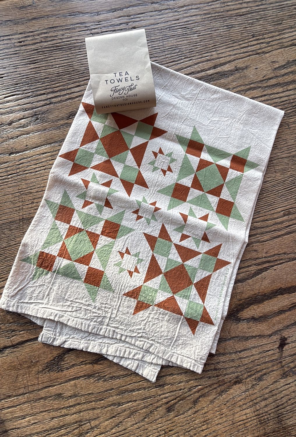 Quilt Block Tea Towel