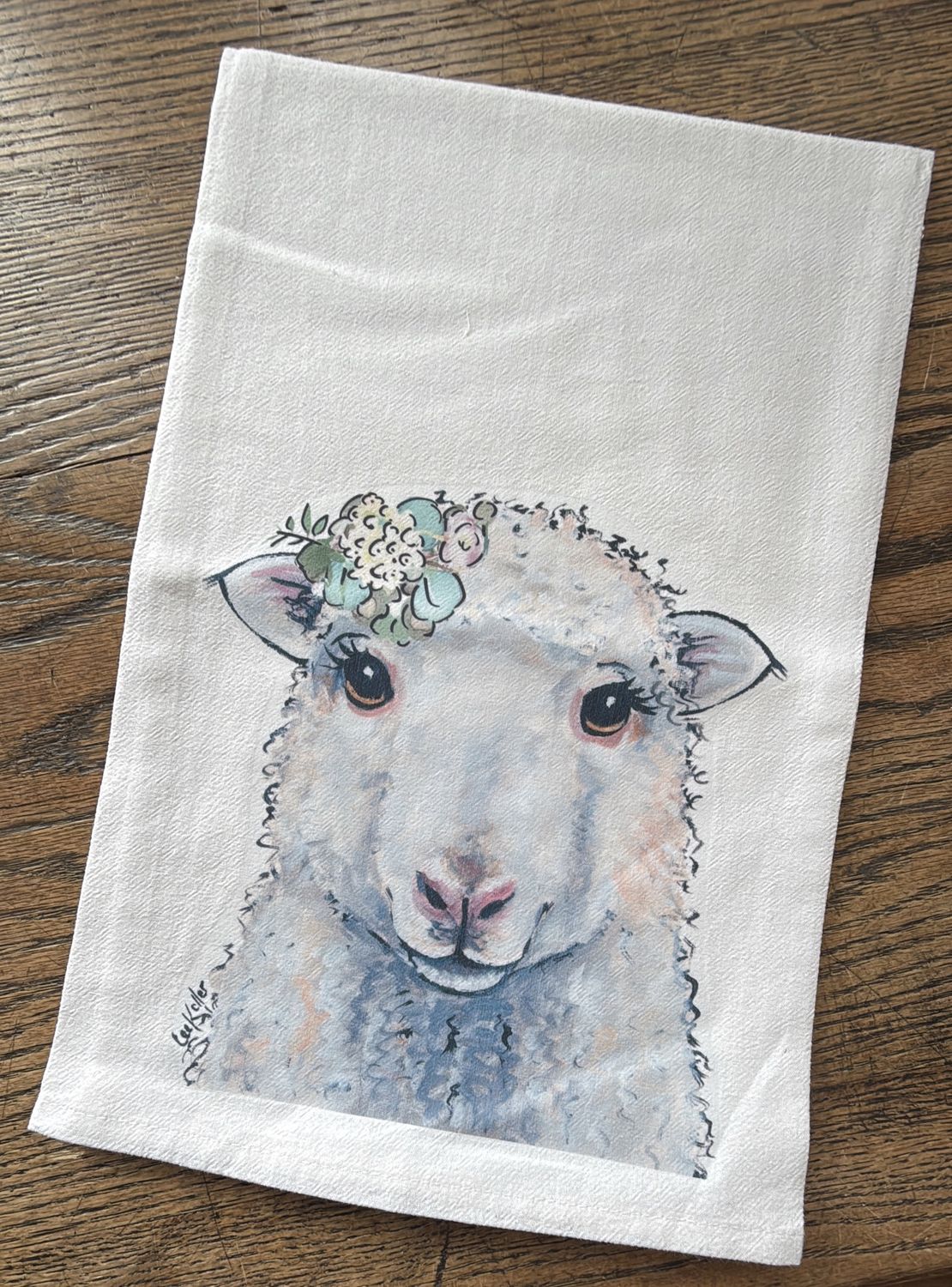 Sheep Stella Flour Sack Towel