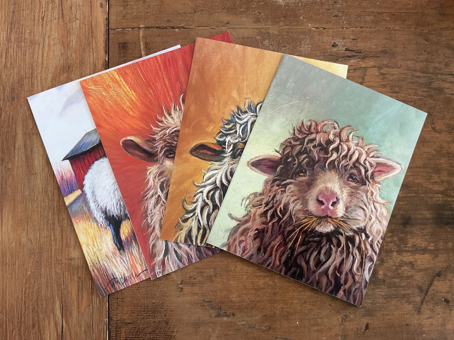 Crowder Sheep Portrait Fine Art Boxed Notecard Set