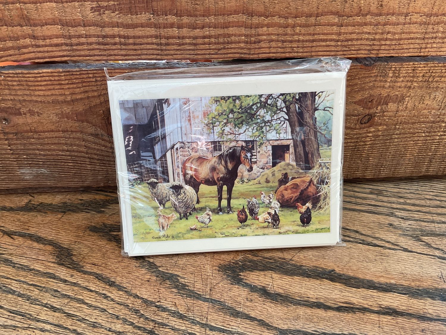 Card - The Barnyard: Blank Notecards (Pack of 10) 6 x 5