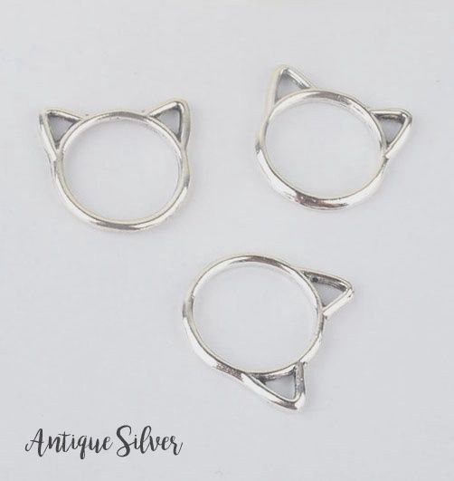 Stitch Markers - Large Cat (Set of 25)