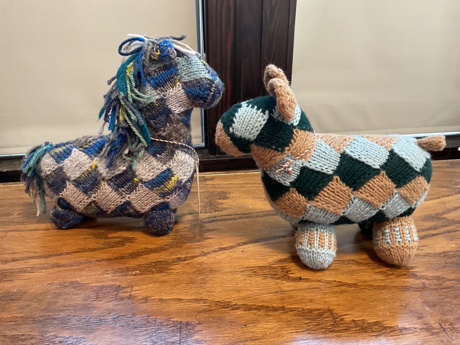 Hand Knit Stuffed Animal