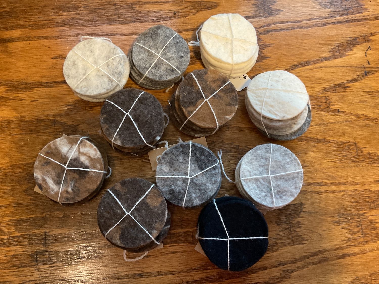 Car Coasters, Color: natural