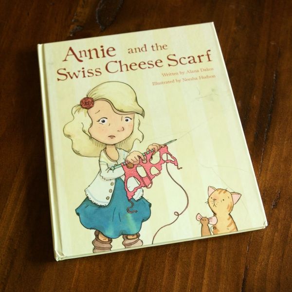 Annie and the Swiss Cheese Scarf