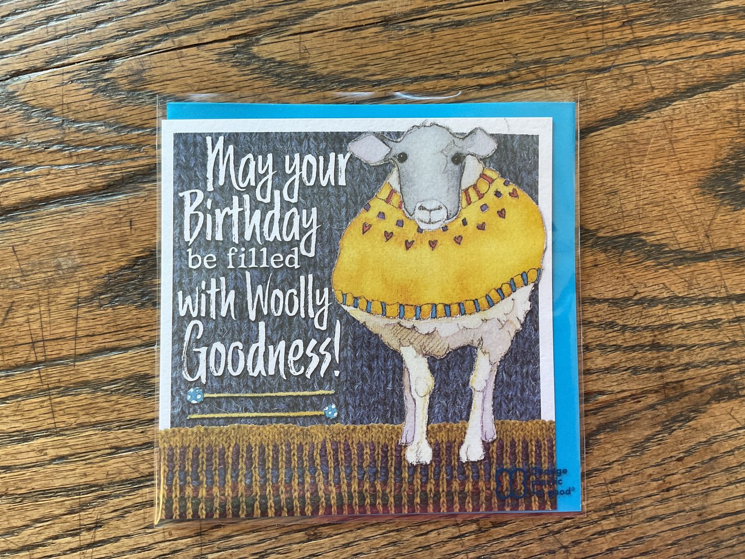 card - Birthday woolly goodness
