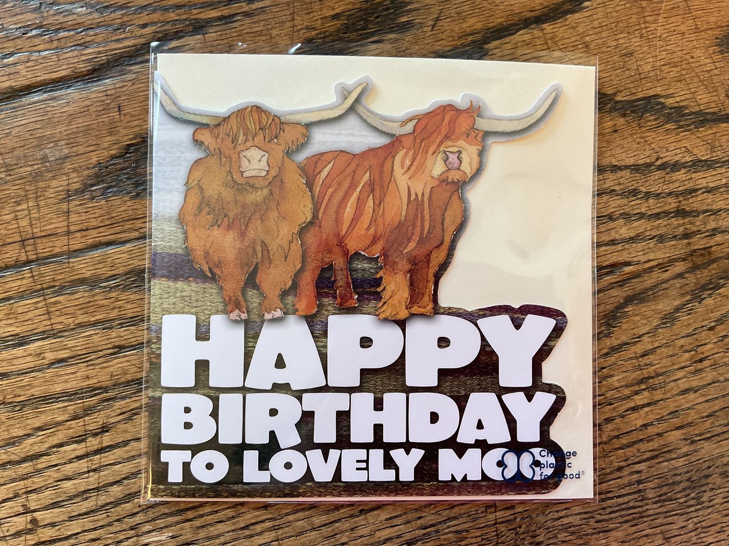 Card - Highland Cows birthday to moo