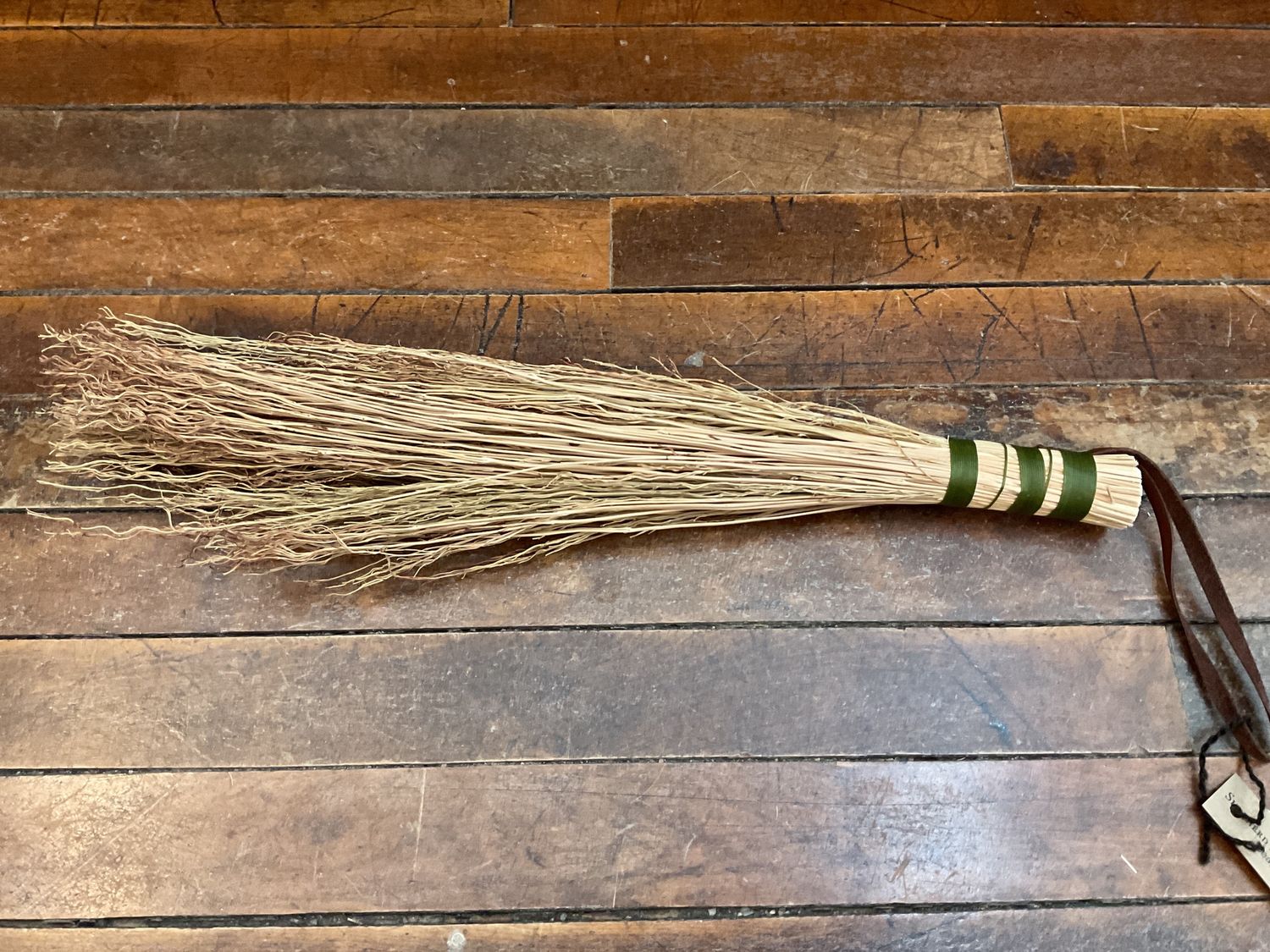 Corn Broom Whisk, Color: green