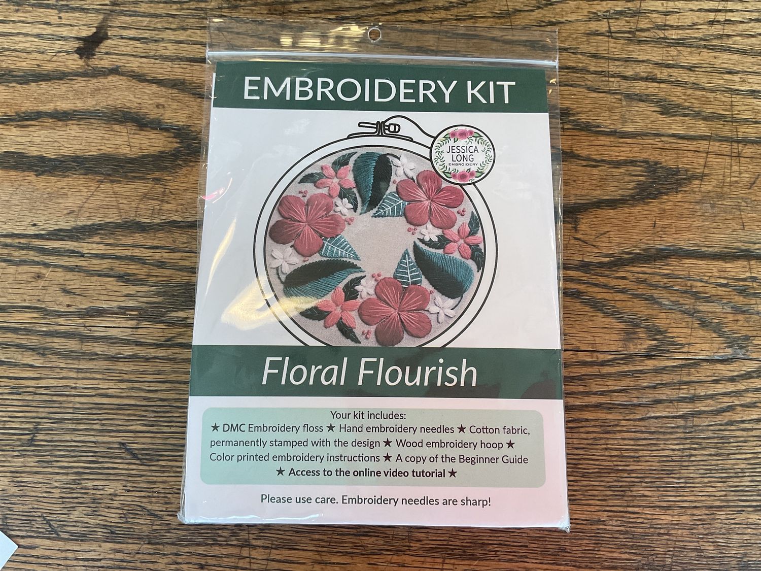 Floral Flourish Beginner Embroidery Kit