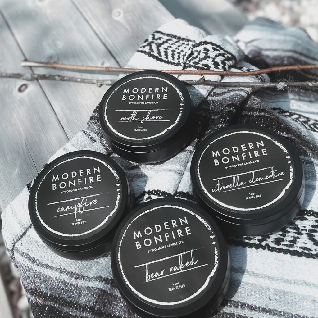 Modern Bonfire Candle