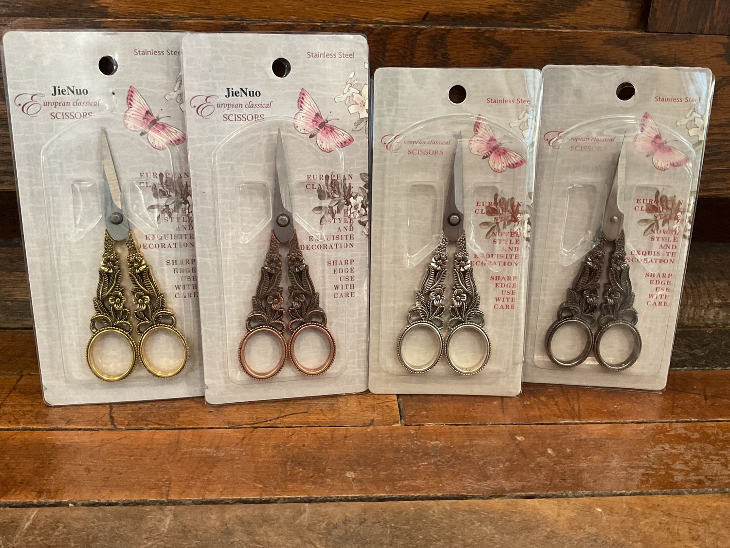 Floral Teardrop Scissors