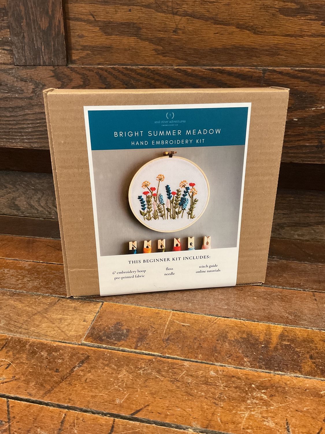 Hand Embroidery Kit - Bright summer meadow