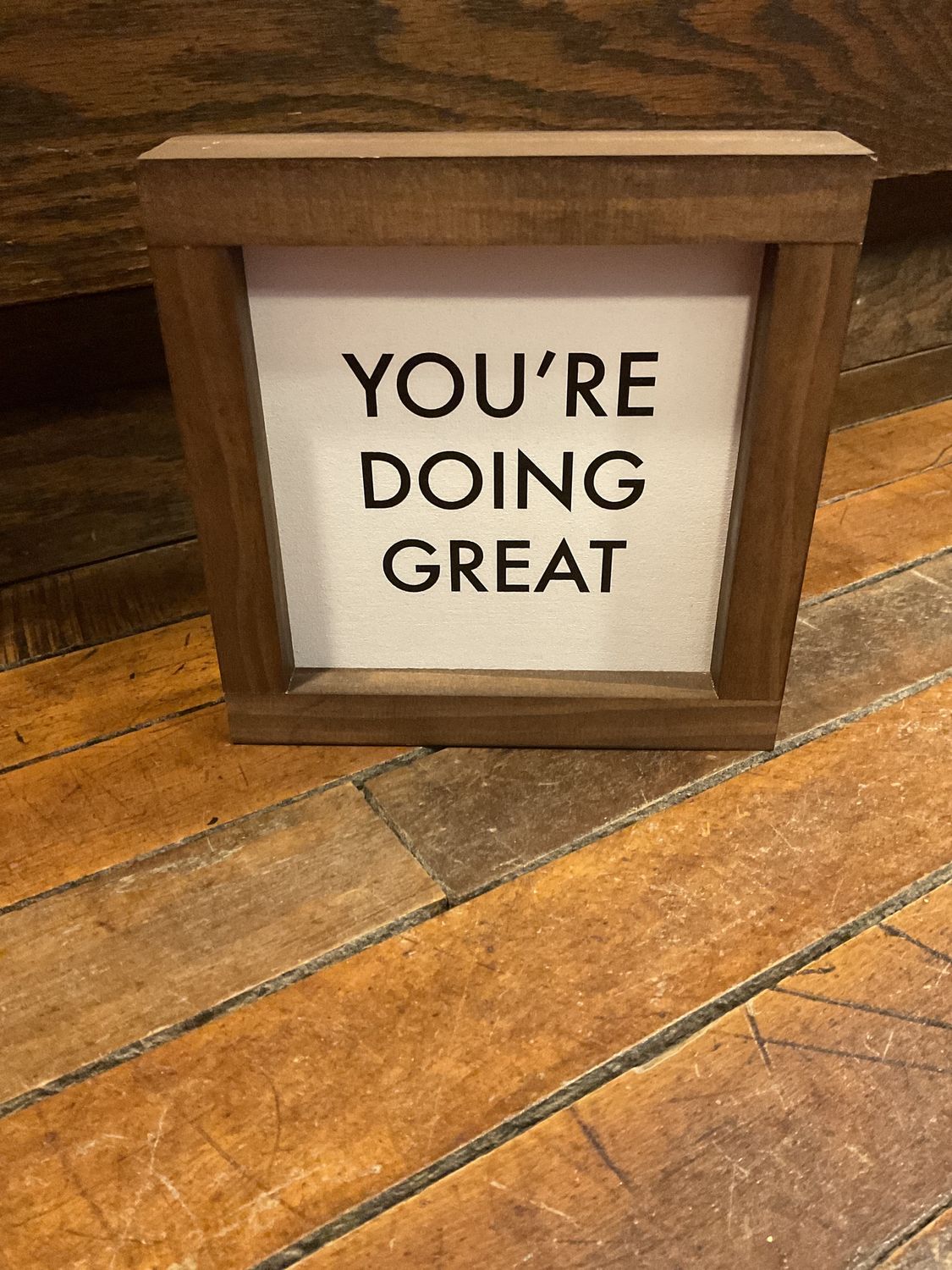 You&#39;re Doing Great