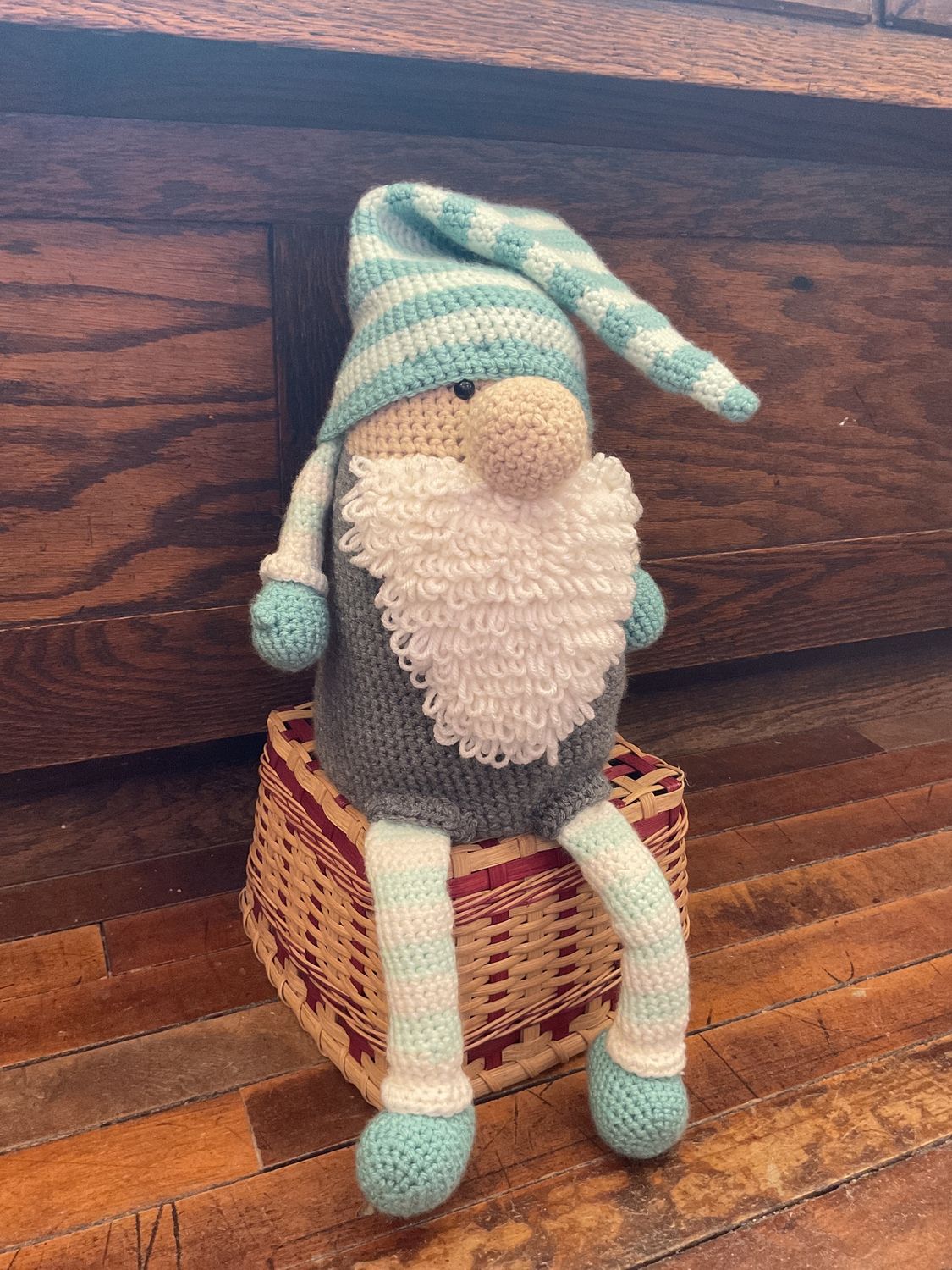 Large Crochet Gnome