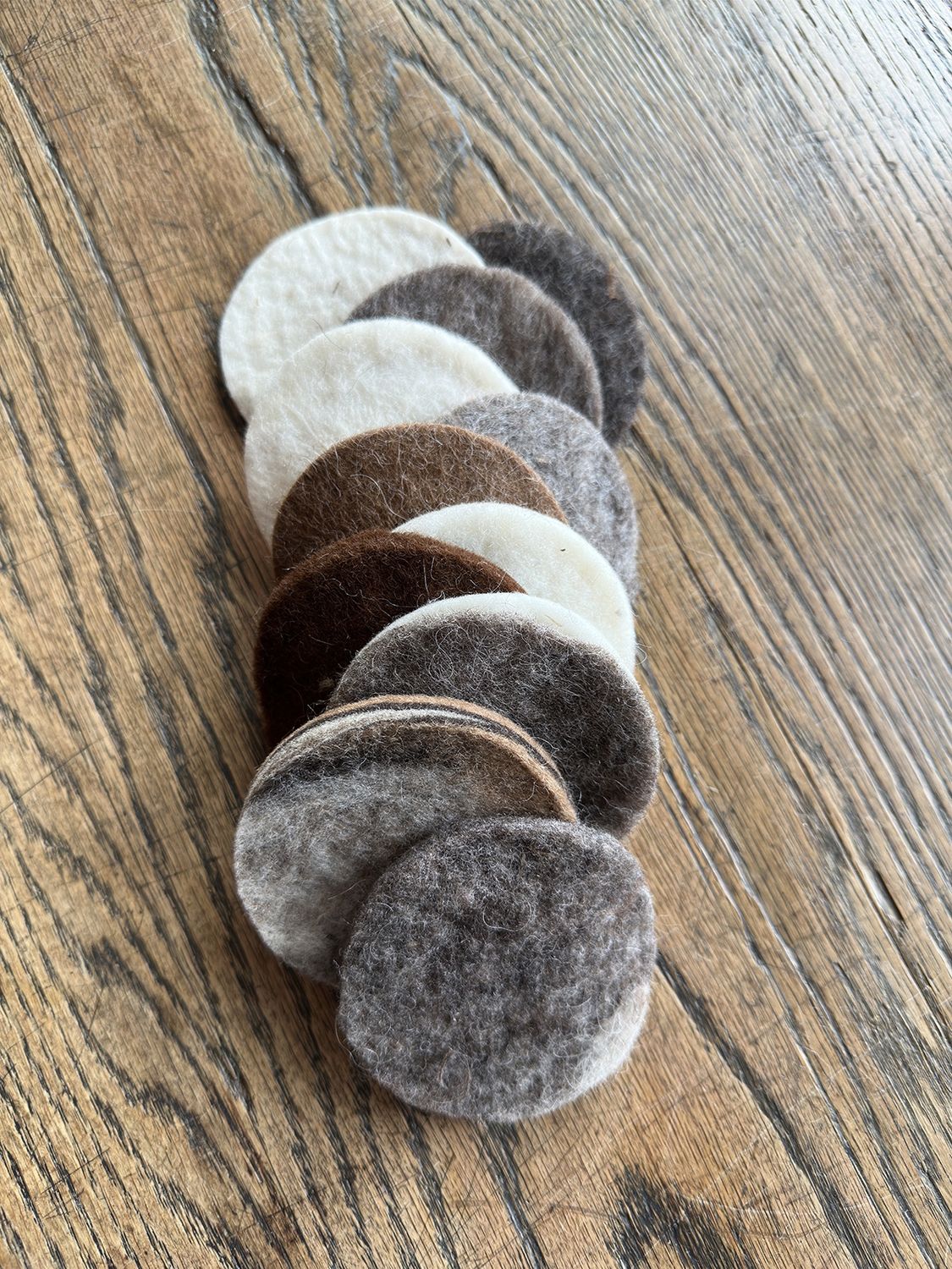 Small Felted Rounds