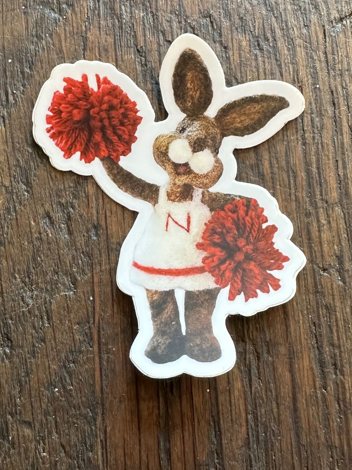 Sticker/Nome Cheer Bunny