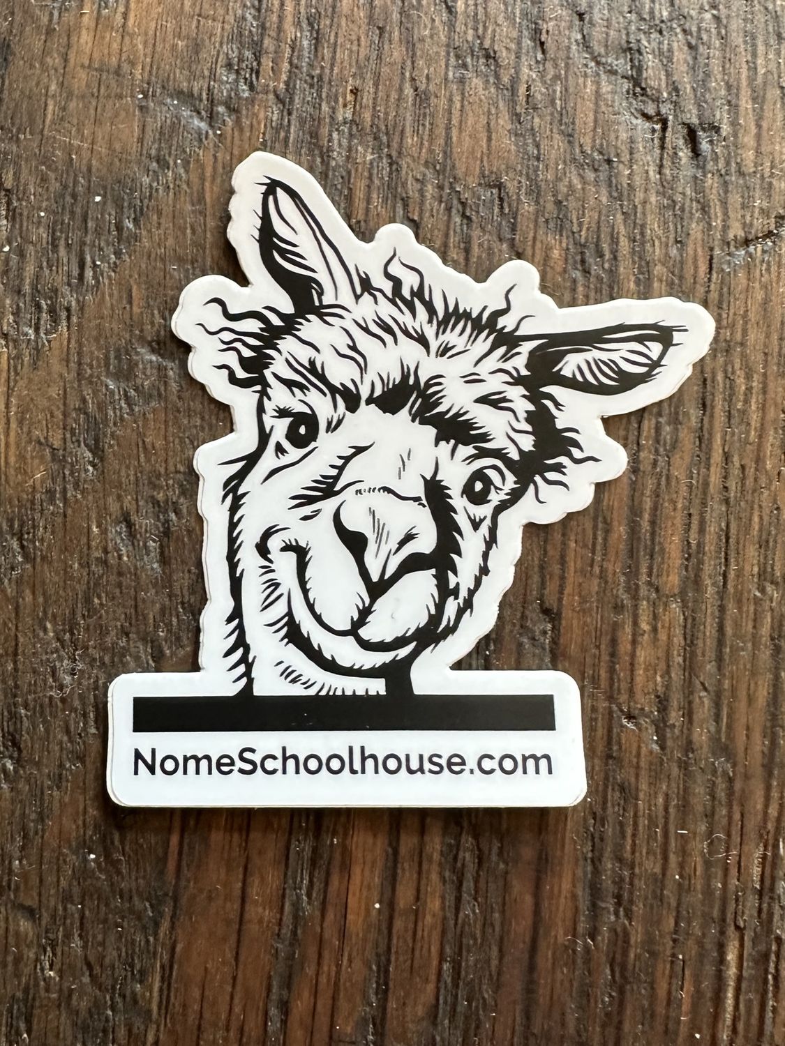 Sticker- Alpaca nome schoolhouse