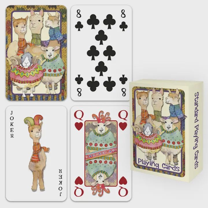Playing cards-Critters in Sweaters