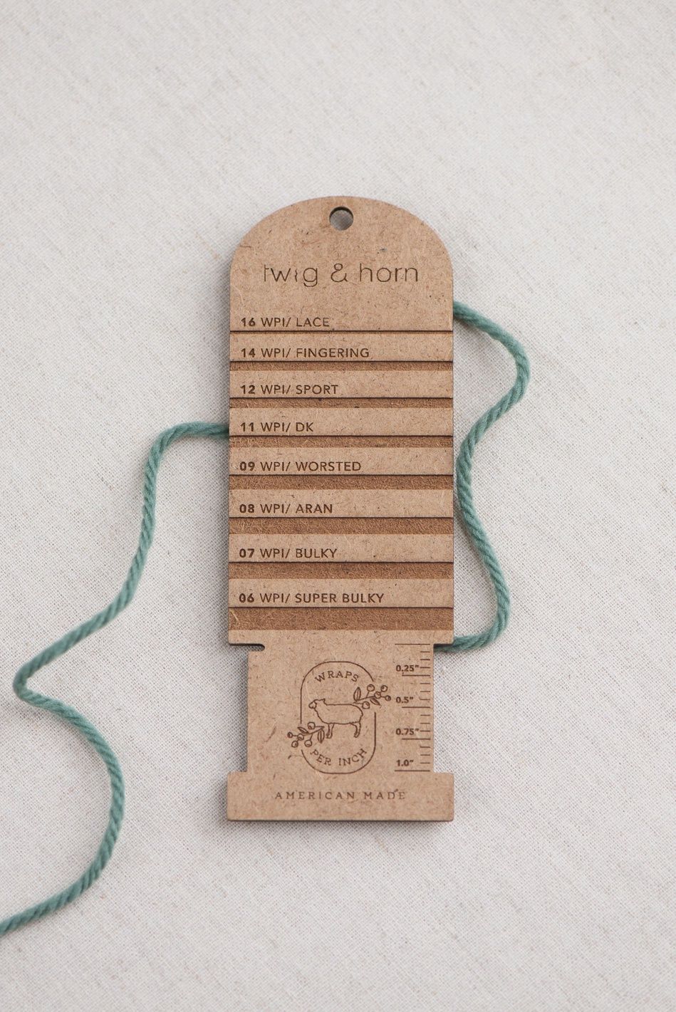 Twig &amp; Horn Wraps Per Inch Tool