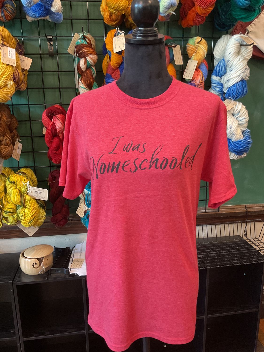 Adult Tshirt - I was Nomeschooled/Nome Schoolhouse