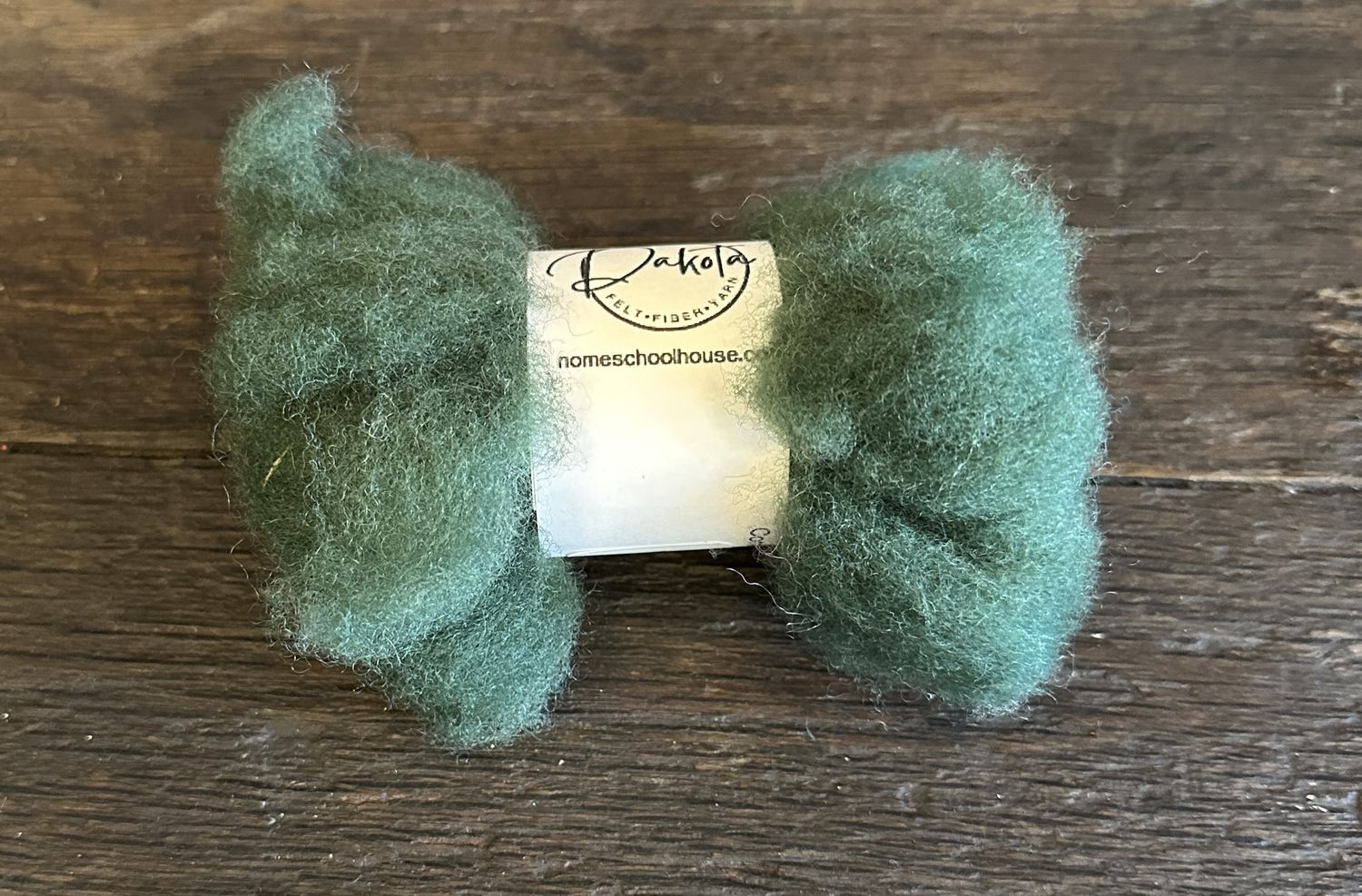 Needle felting Corriedale wool, singles, Color: Basil