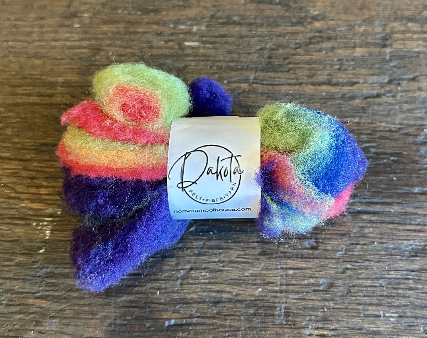 Needle felting Corriedale wool, singles