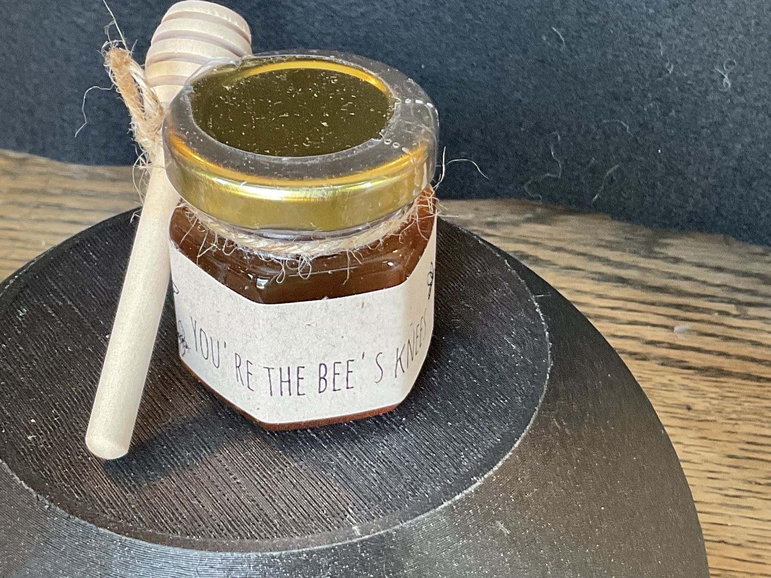 Mini Jar of Honey with Dipper, Style: “Your The Bees Knees”