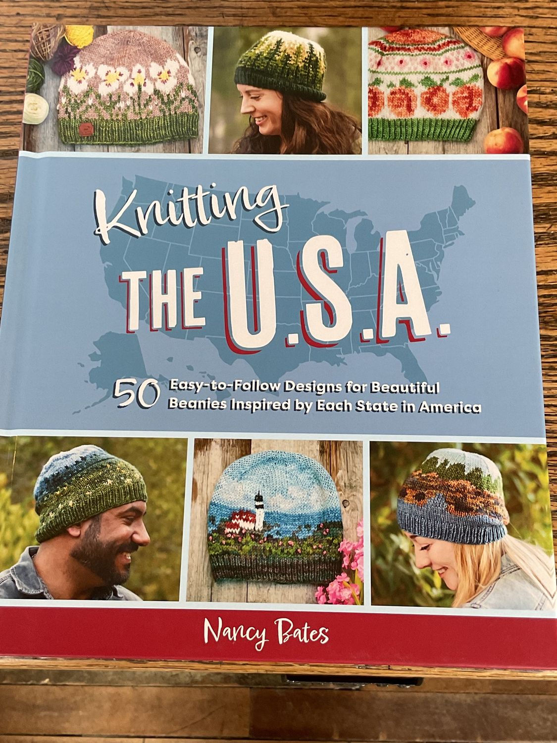 Book- Knitting The U.S.A. By Nancy Bates