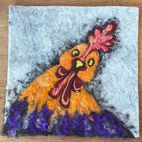 Volcano Felt-A-Chicken Needle Felting Kit