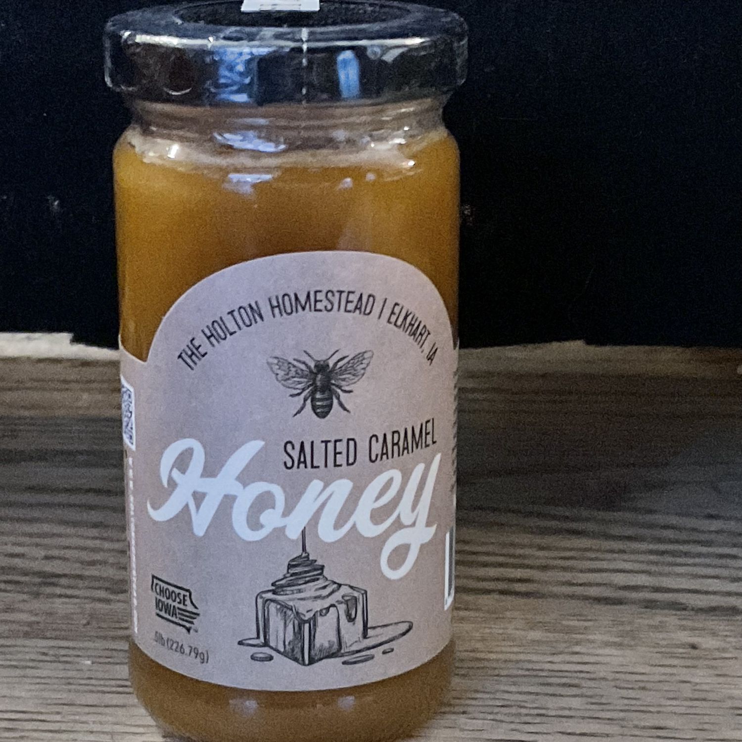 The Holton Homestead Salted Caramel Honey  (.5 lb)
