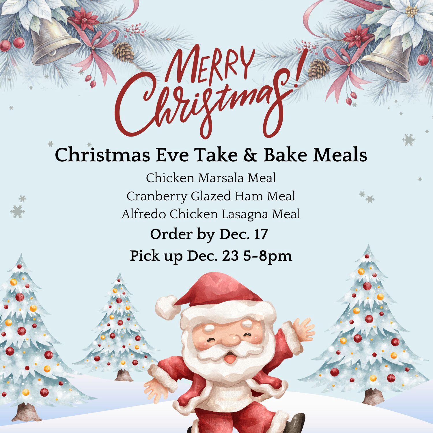 Christmas Eve Take &amp; Bake