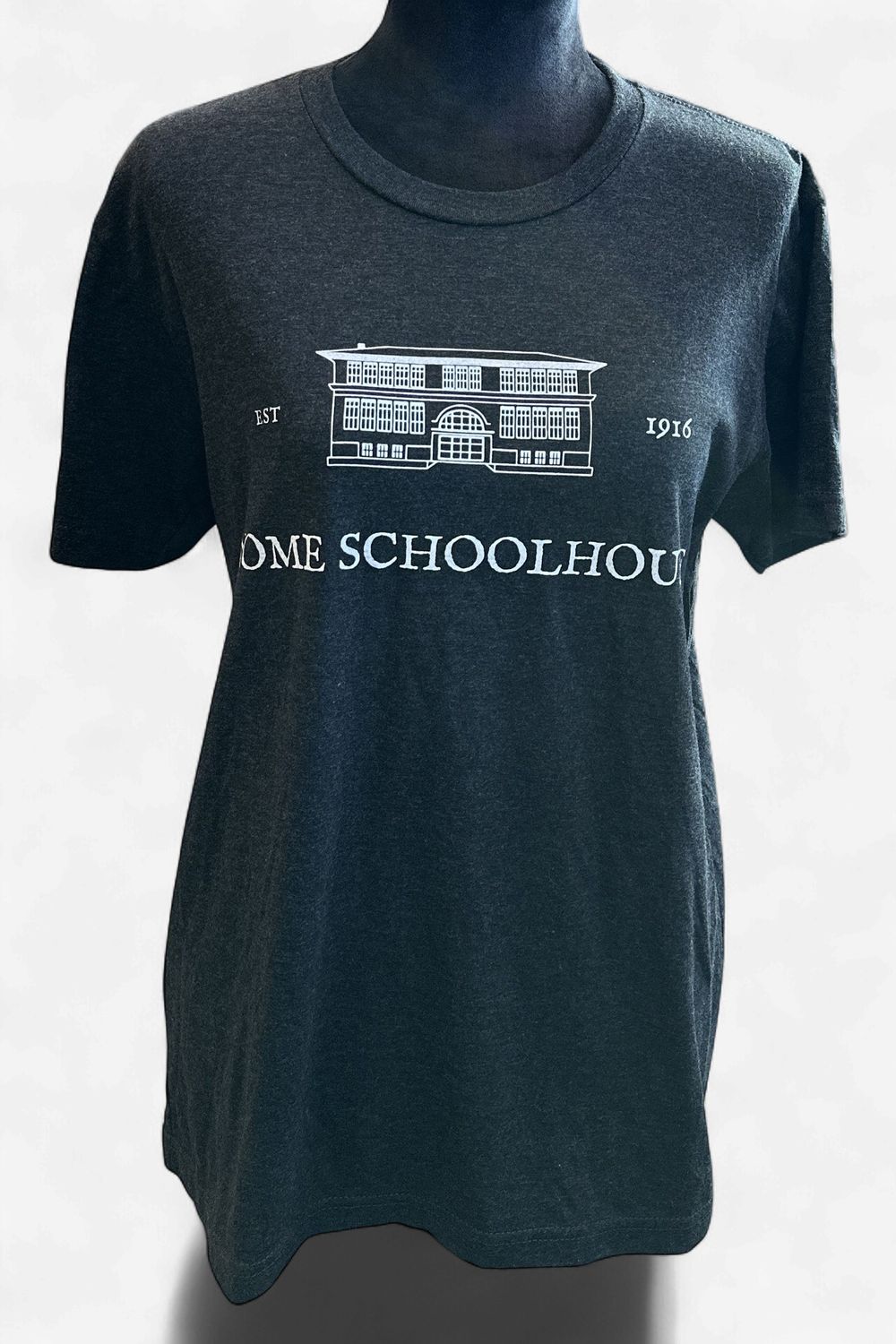 Adult Nome Schoolhouse Logo T-Shirt, Color: Black, Size: Medium