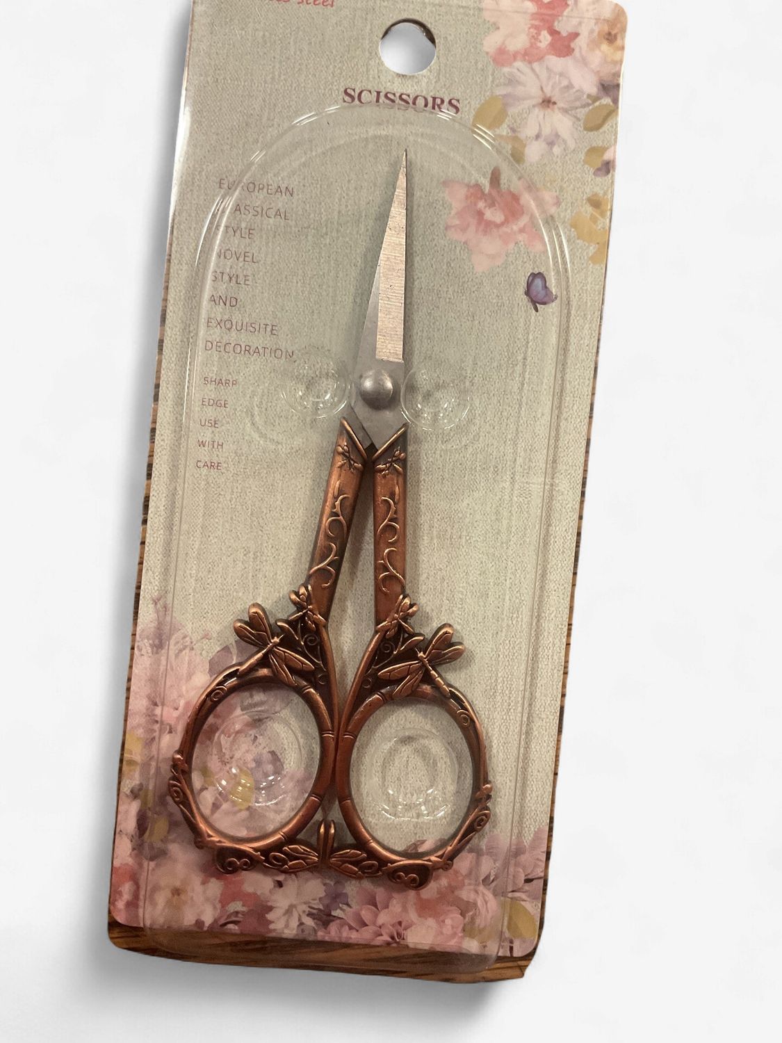 Victorian Scrollwork Scissors, Color: Copper