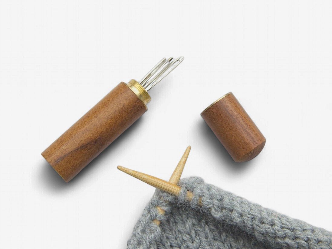 Wooden Needle Case
