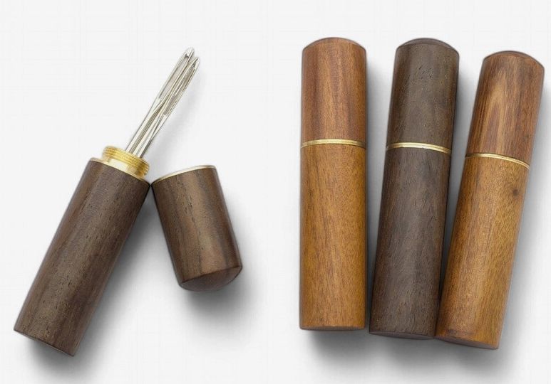Wooden Needle Case