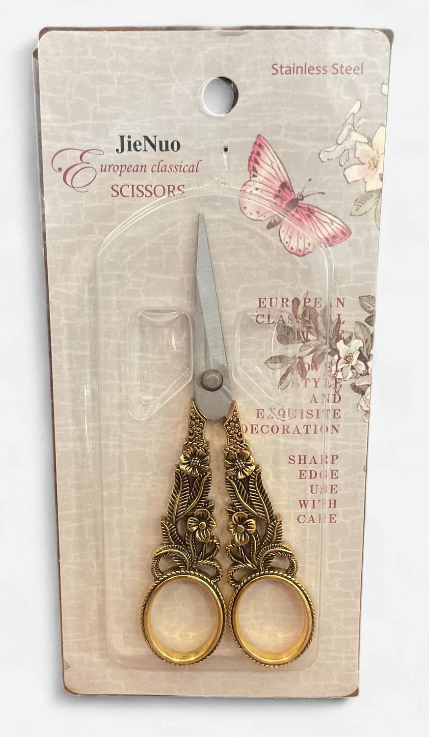 Floral Teardrop Scissors